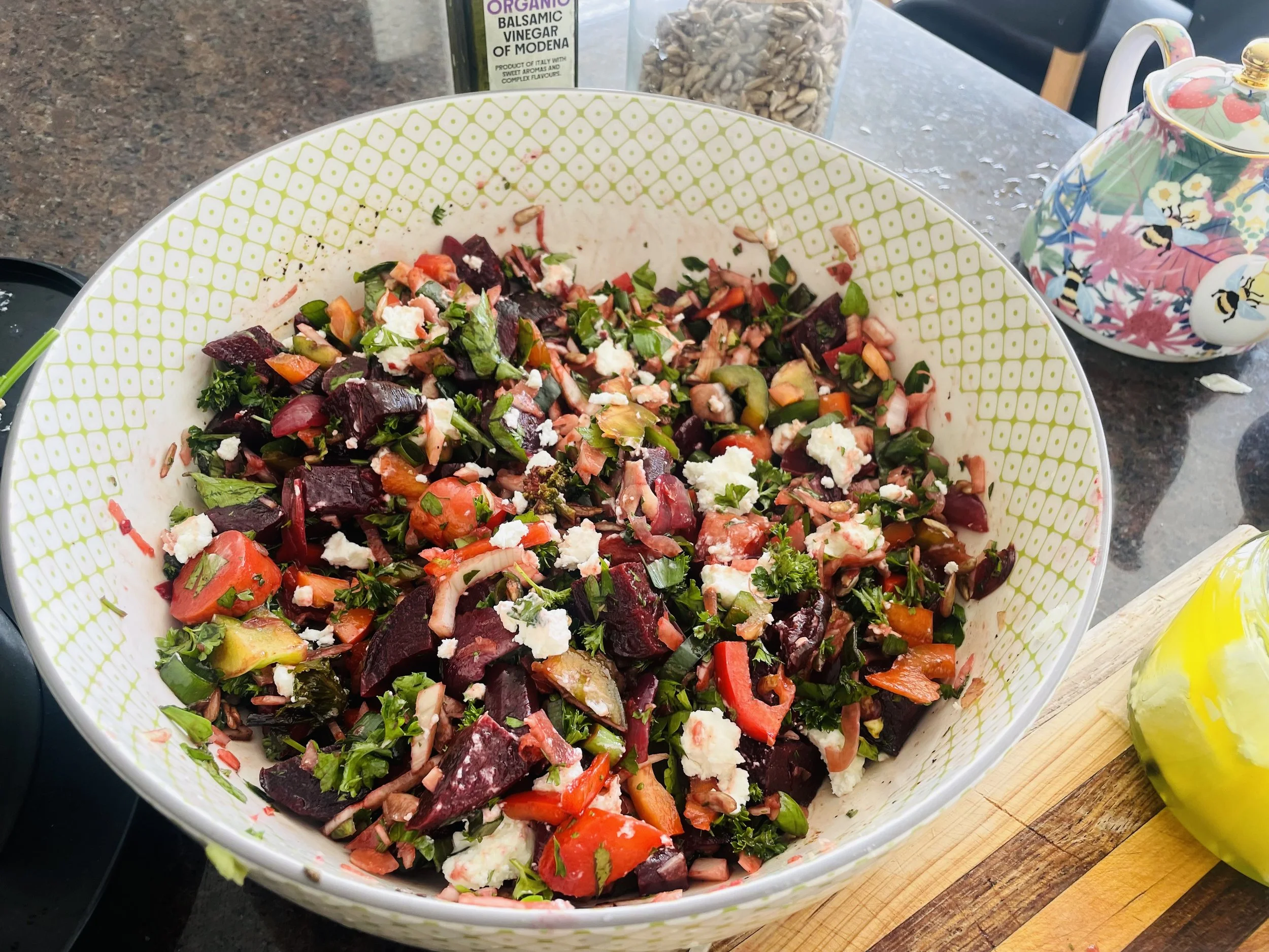 Roast Beetroot &amp; Goats Cheese Salad 