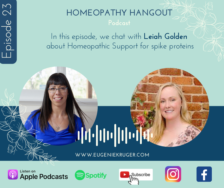 Eugenie Kruger Homeopathy Hangout Podcast with Leiah Golden