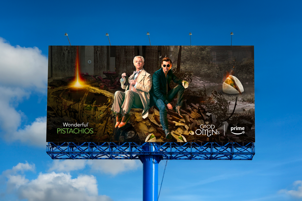 Amazon x Wonderful Pistachios — OOH Print Advertising