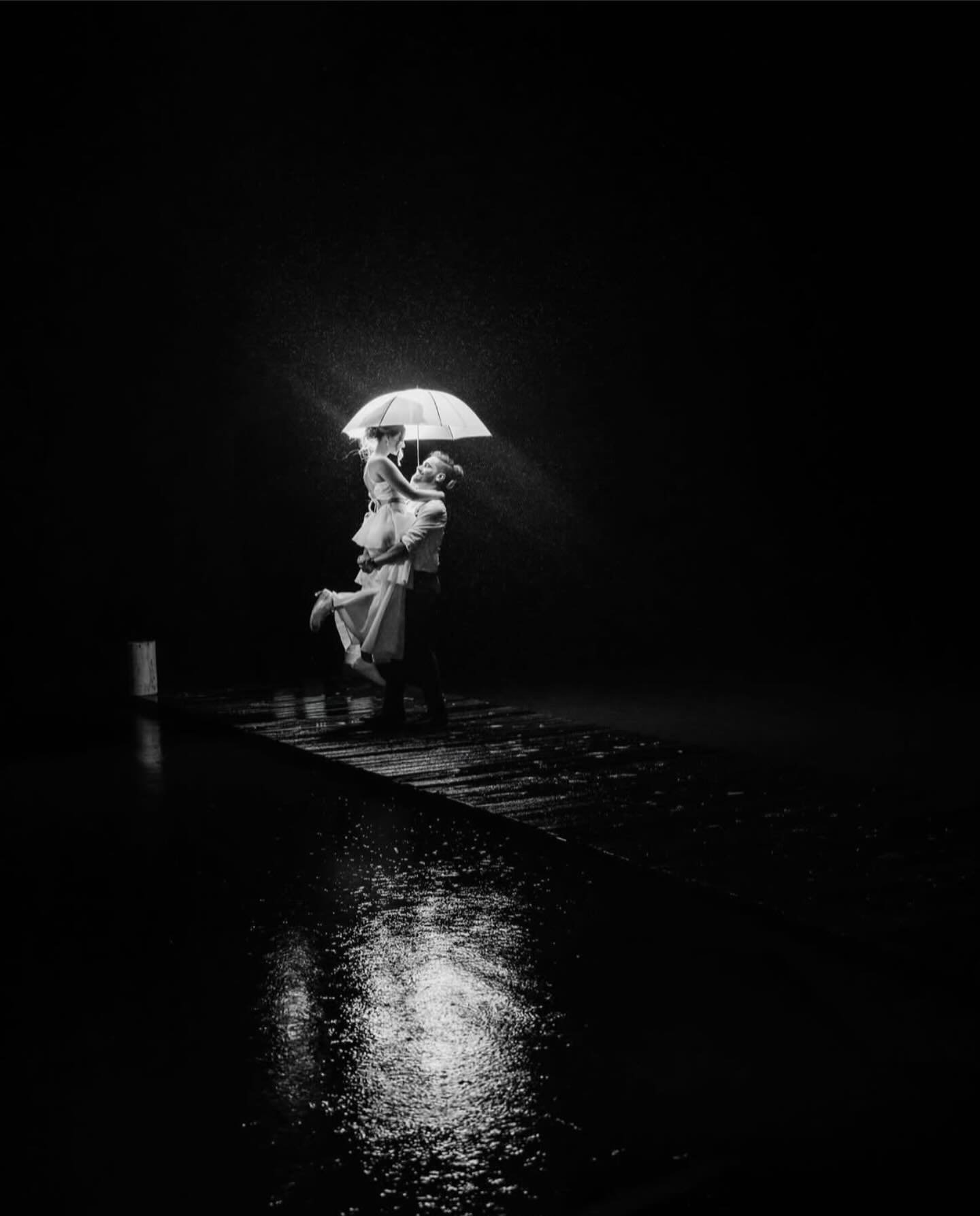 It poured rain on their wedding day, and it poured rain on their first anniversary&hellip;. It&rsquo;s double good luck, right? 

Happy Anniversary Bri &amp; Shahzeb

@chalk_photography_ 
@branellhomestead