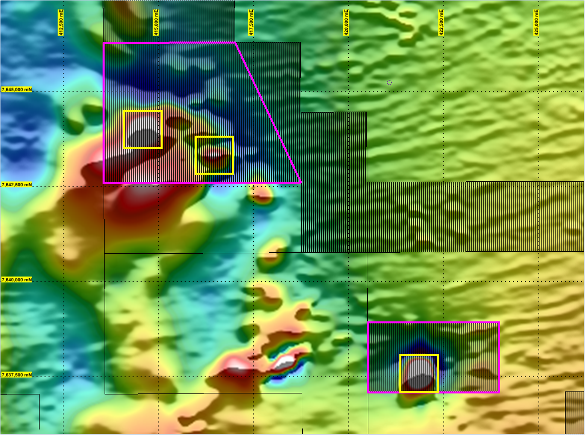 West Arunta ground gravity survey map