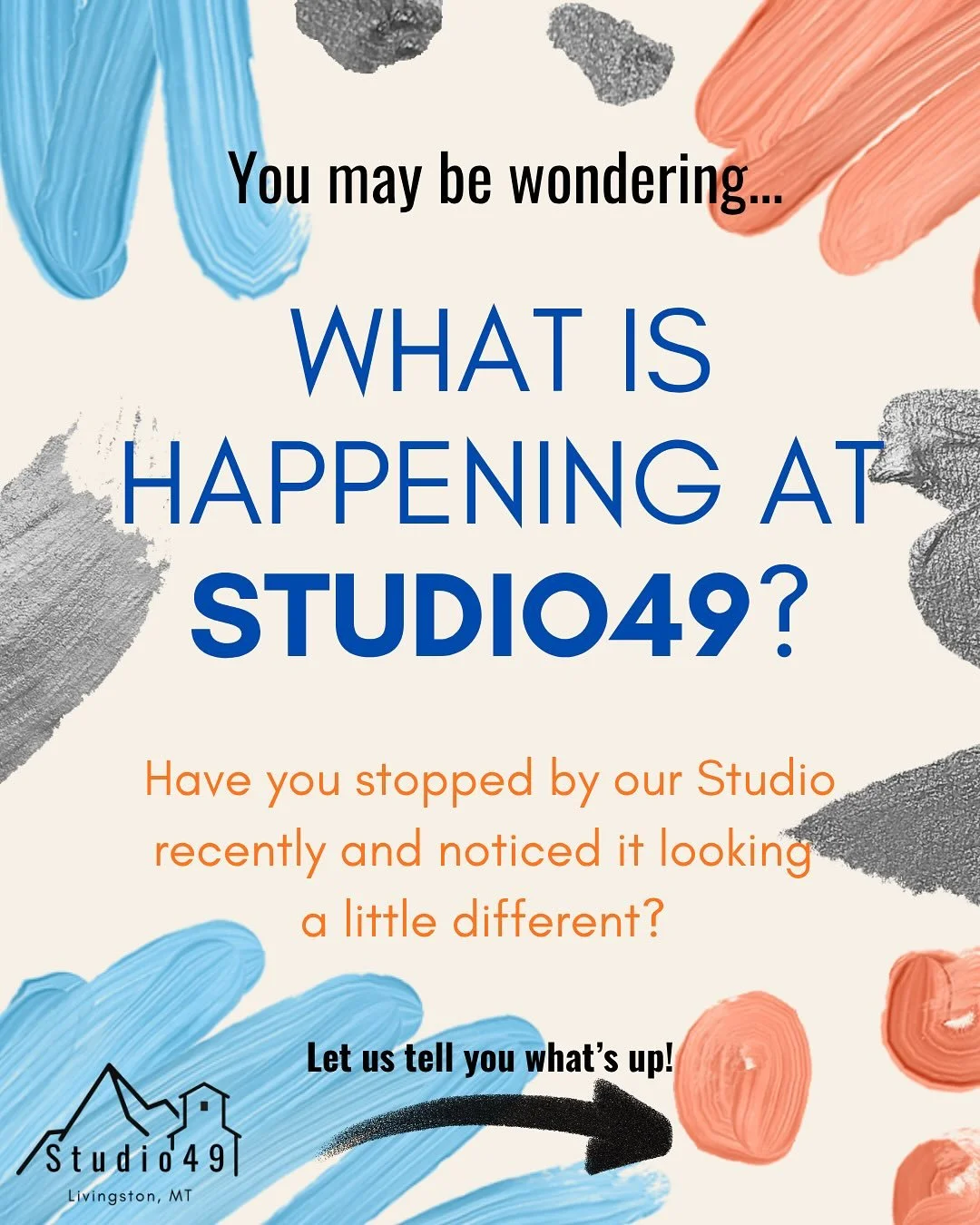 Are you wondering what is happening at Studio49?
Well, let us shed some light!

This has been a big year for us as we figure out what works, what people want, and how to support our community best. 

We are very excited to have @creativereusemontana 