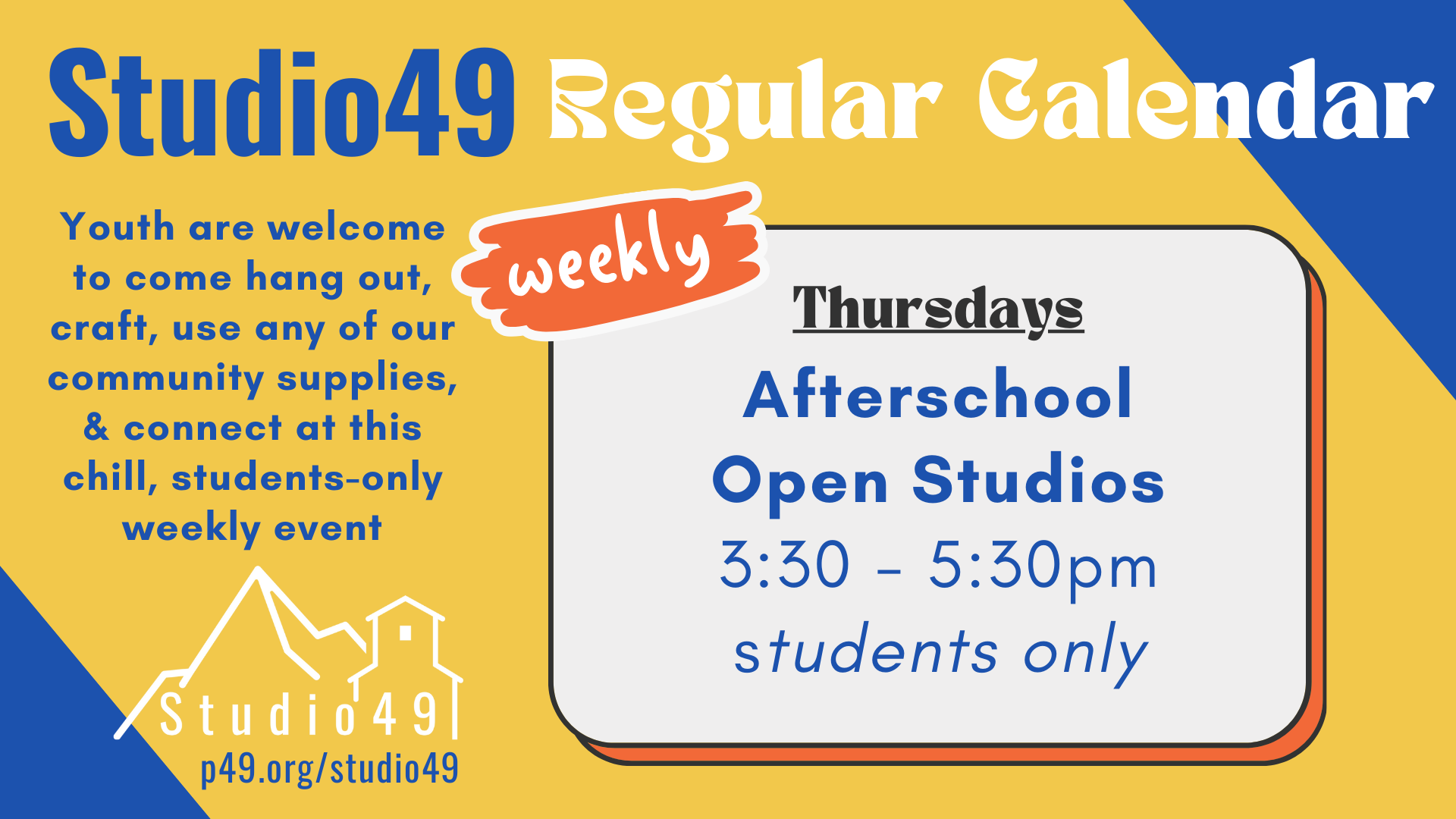 Thursday Afterschool Hours