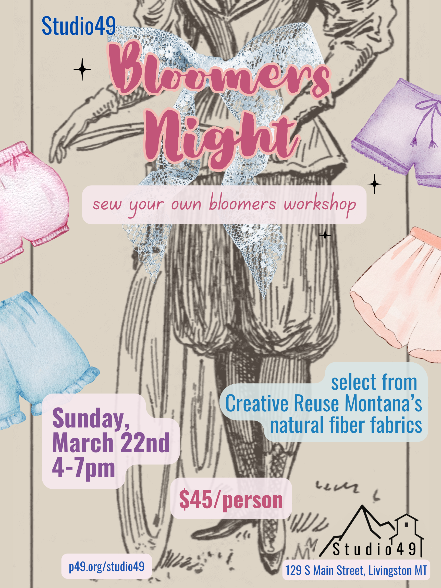 Bloomers Night Workshop