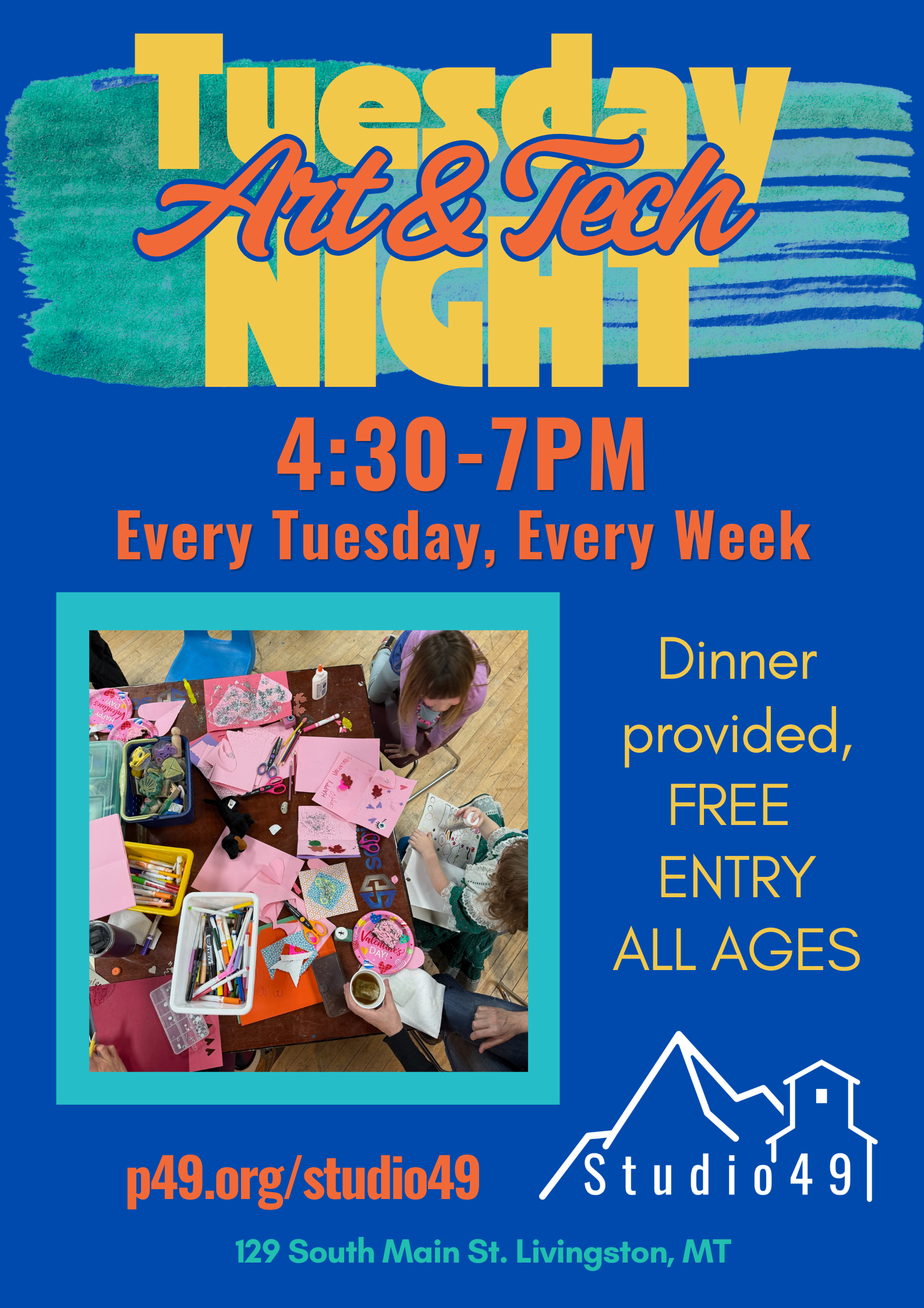 Tuesday Art &amp; Tech Night - Community Open Studios