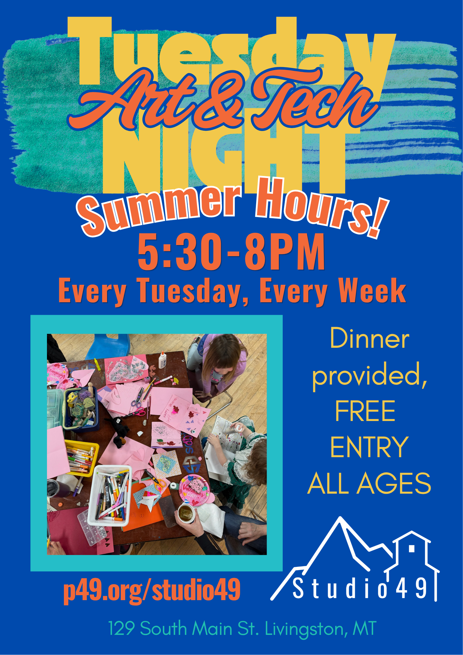 Tuesday Art &amp; Tech Night - Community Open Studios