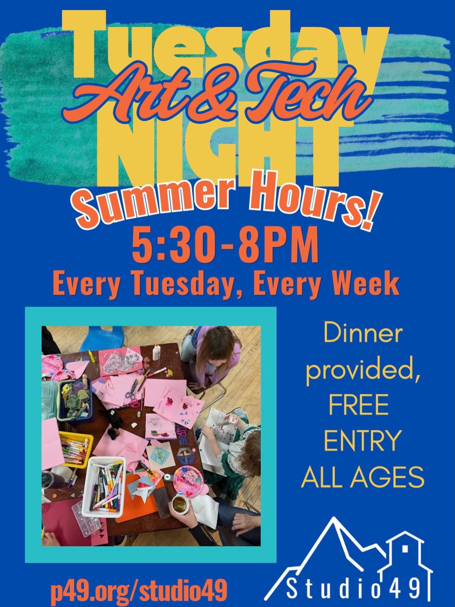 ‼️NEW TUESDAY ART NIGHT HOURS‼️

Now that it&rsquo;s June, the sky is light for so long, and kids will be off school this week, we will be launching into a new set of hours, including art night! 

5:30-8pm all summer long! 

See you there☀️