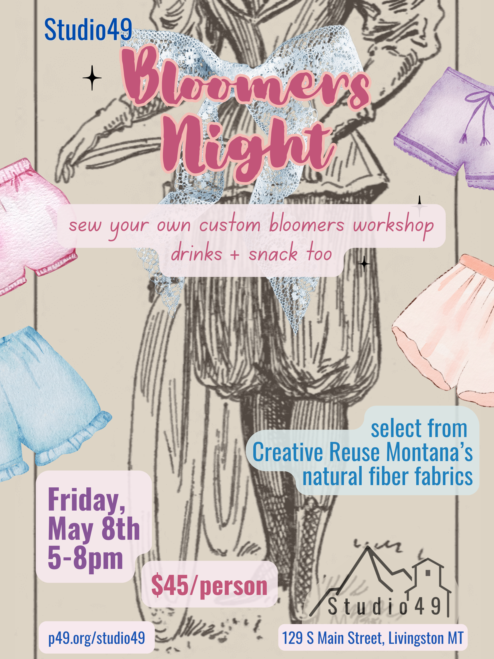 Bloomers Night Workshop