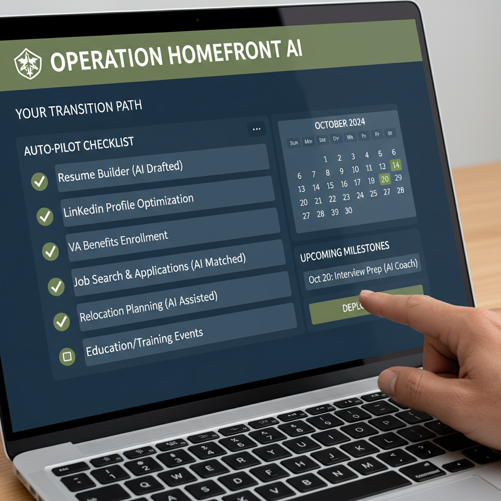 AI-Powered Transitions: How Artificial Intelligence Can Simplify Your Military Retirement or Separation