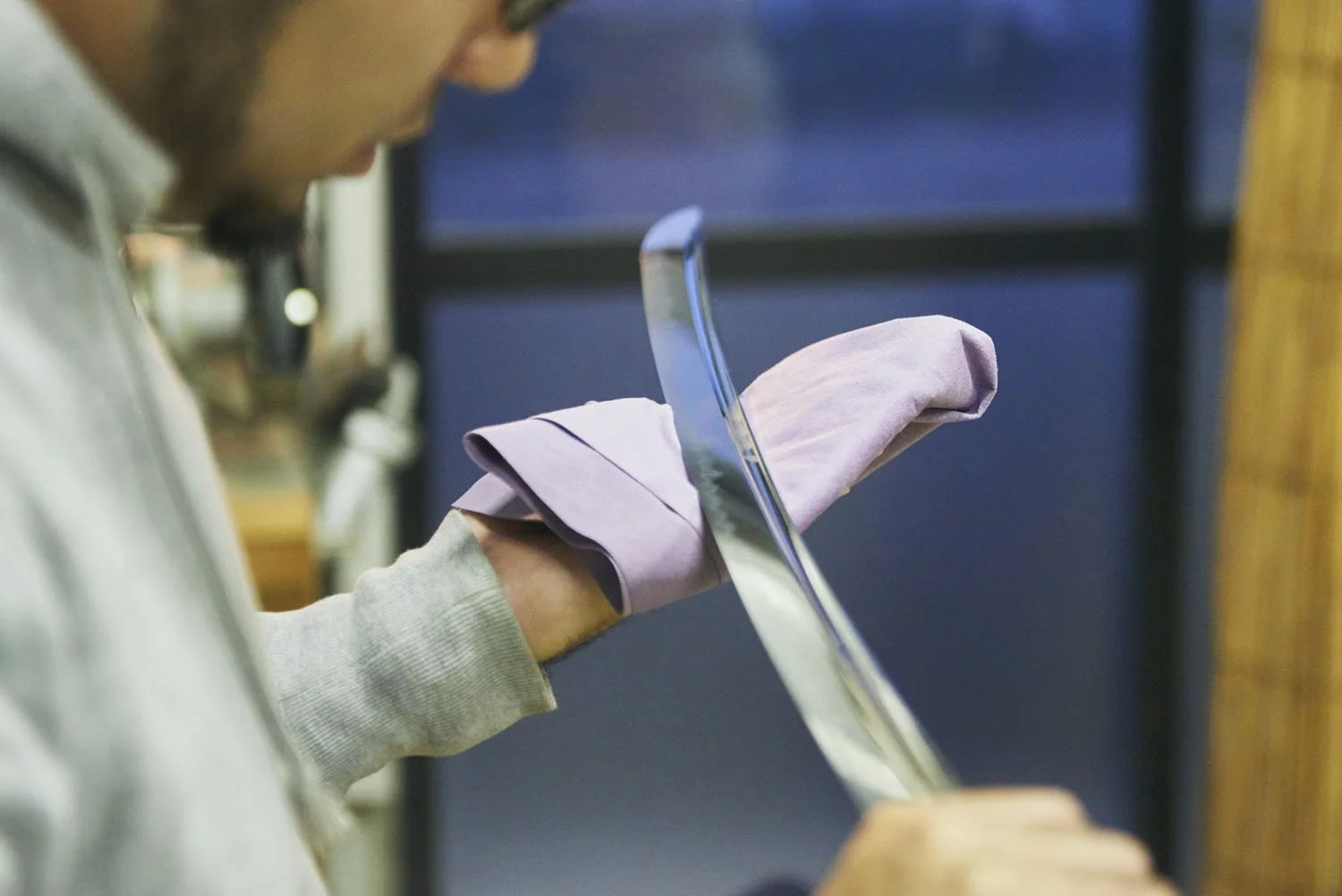 Both weapon and work of art, Japanese katana swords come alive in fire and are forged by master swordsmiths.