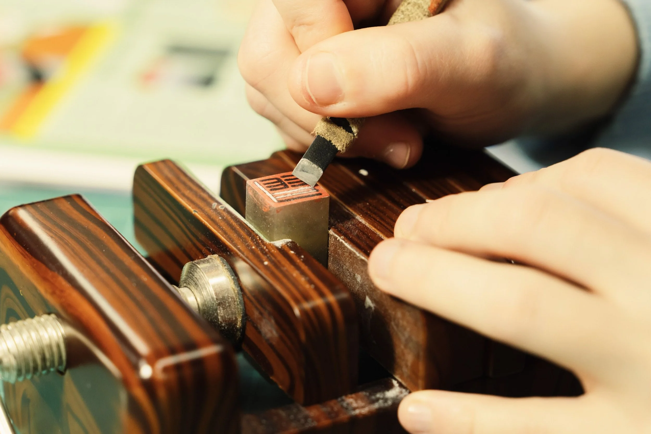 Hanko Seal Carving