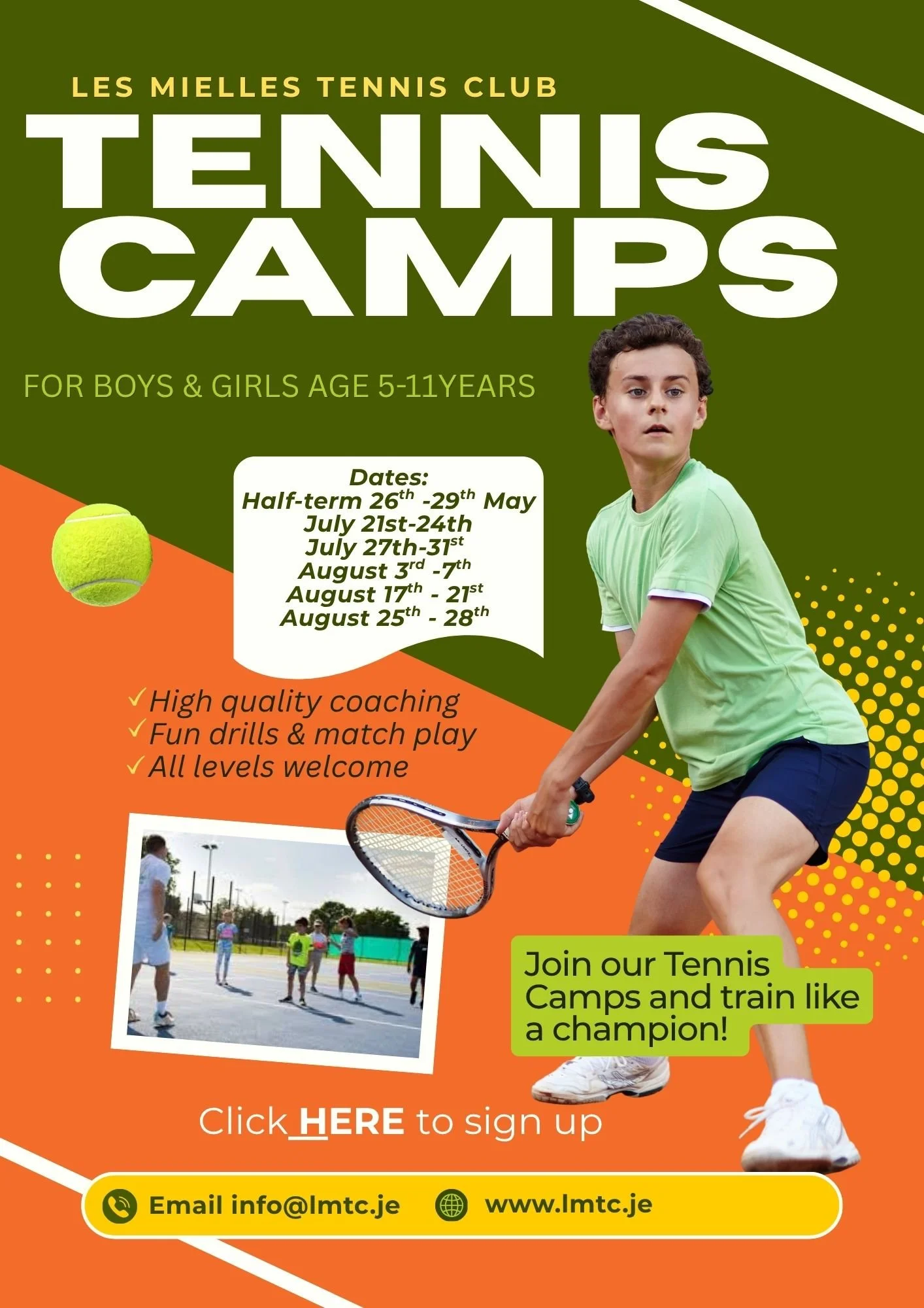Half-term and Summer Camp Sign Up