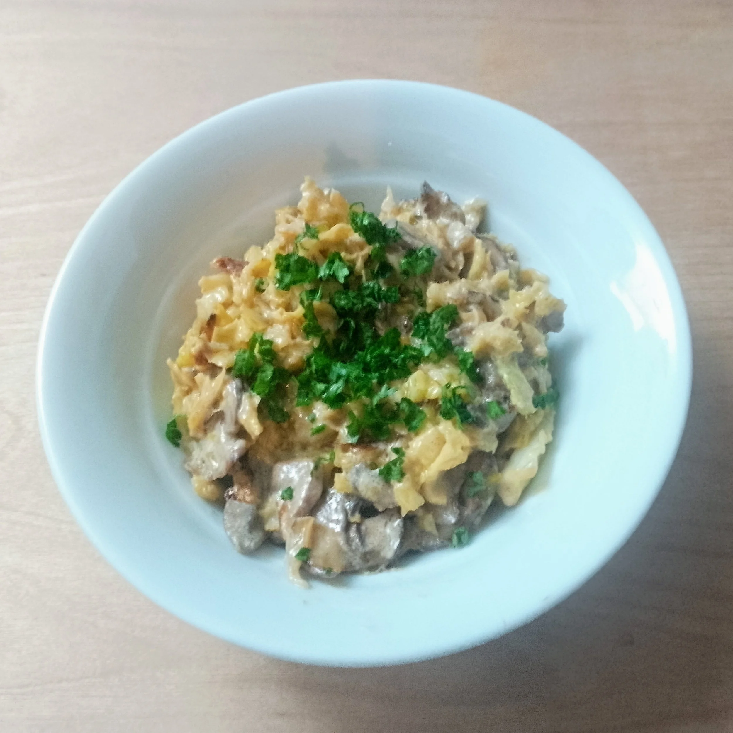 Wirsing-Pilz-Ragout