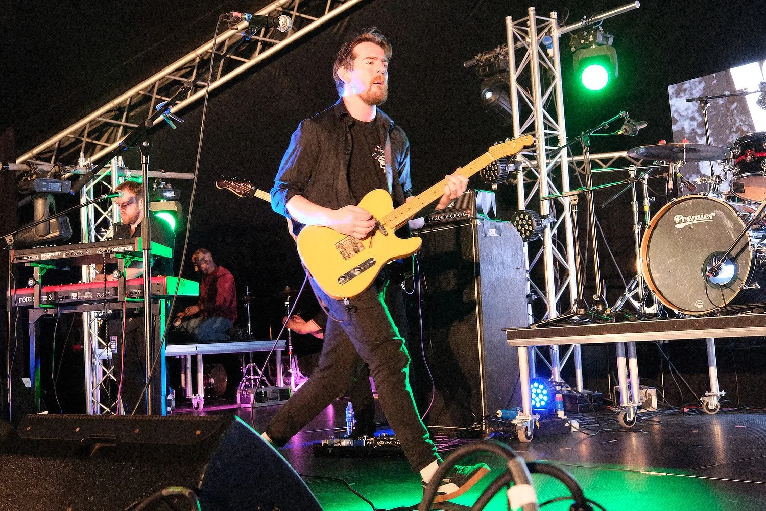 Tom McGuire and the Brassholes on the Quarry Stage