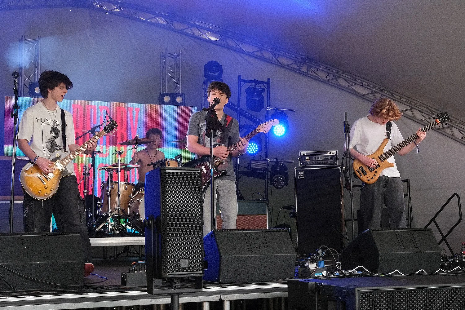 Red By Night on the Quarry stage