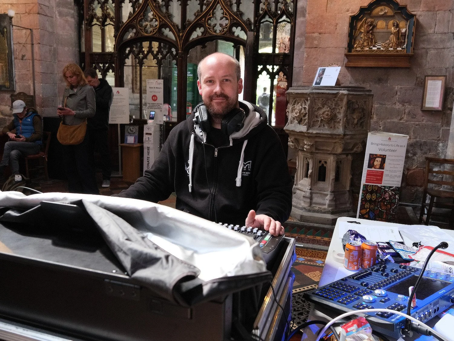 Tech Man at St Mary's Church