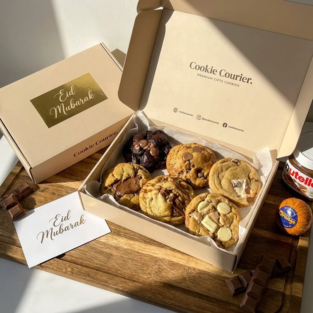 The Eid Mubarak Cookie Gift Box – 6 Piece