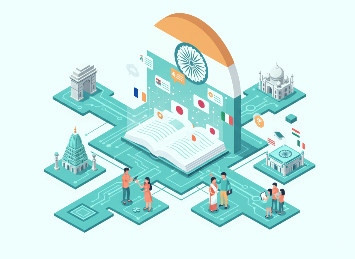 India entry strategy for a global language learning platform