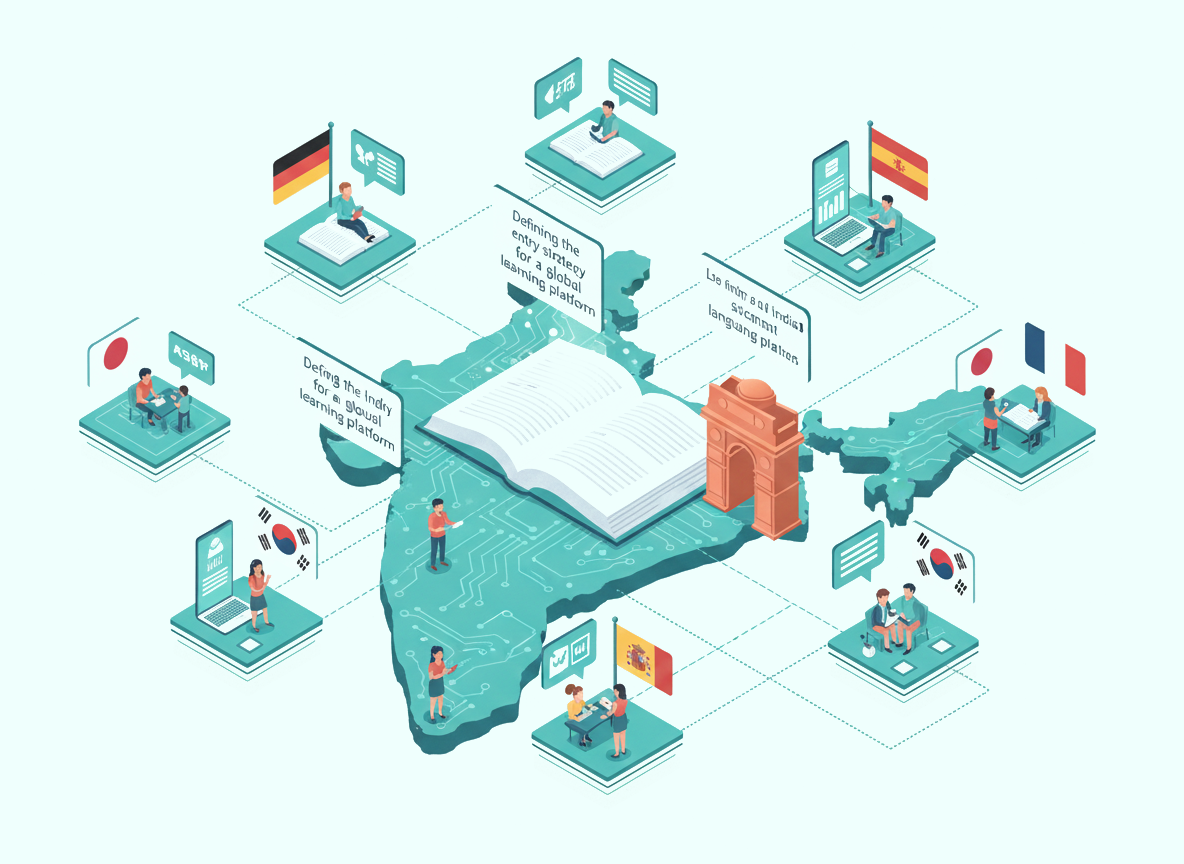 Defining the India entry strategy for a global language learning platform