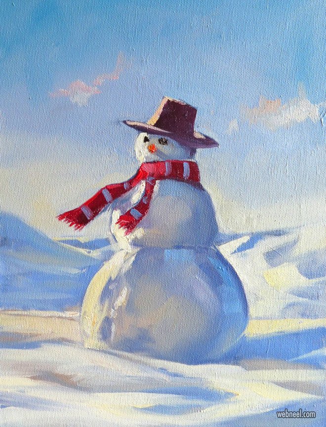 Finchley Golf Club - Snowman / 27th Nov