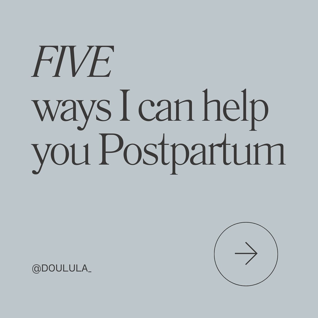 Are you wondering how a postpartum Doula can help you? 

Here are just 5 of the many ways I would love to care for you! ✨ 

I would love to hear about how you have felt loved and supported through your postpartum season! Let me know in the comments ?