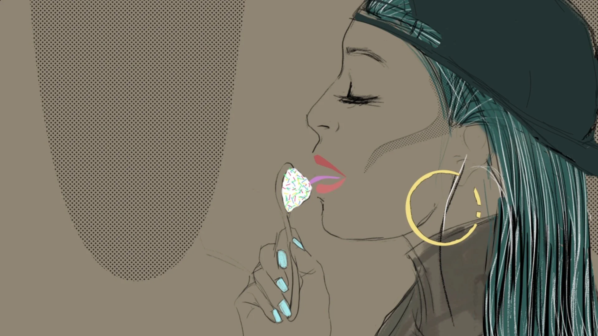 Tracy Wedderburn Illustration Licking