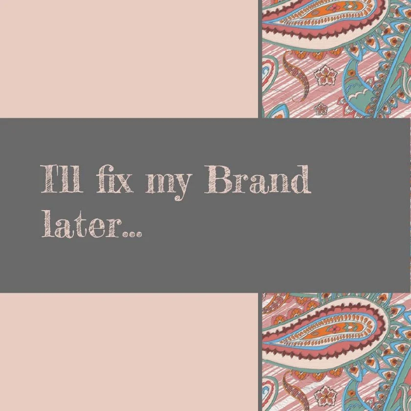 I'll fix my Brand later…