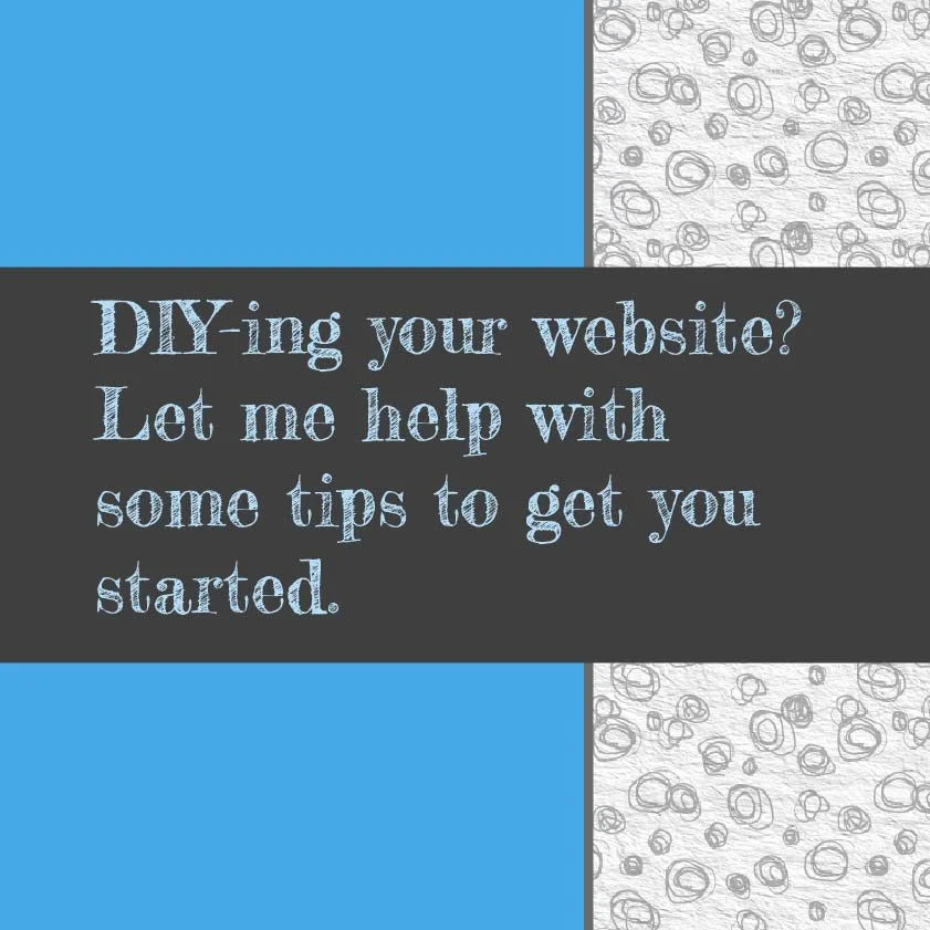 DIY-ing your website?