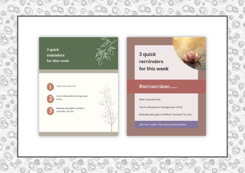 Two of the featured templates available to download