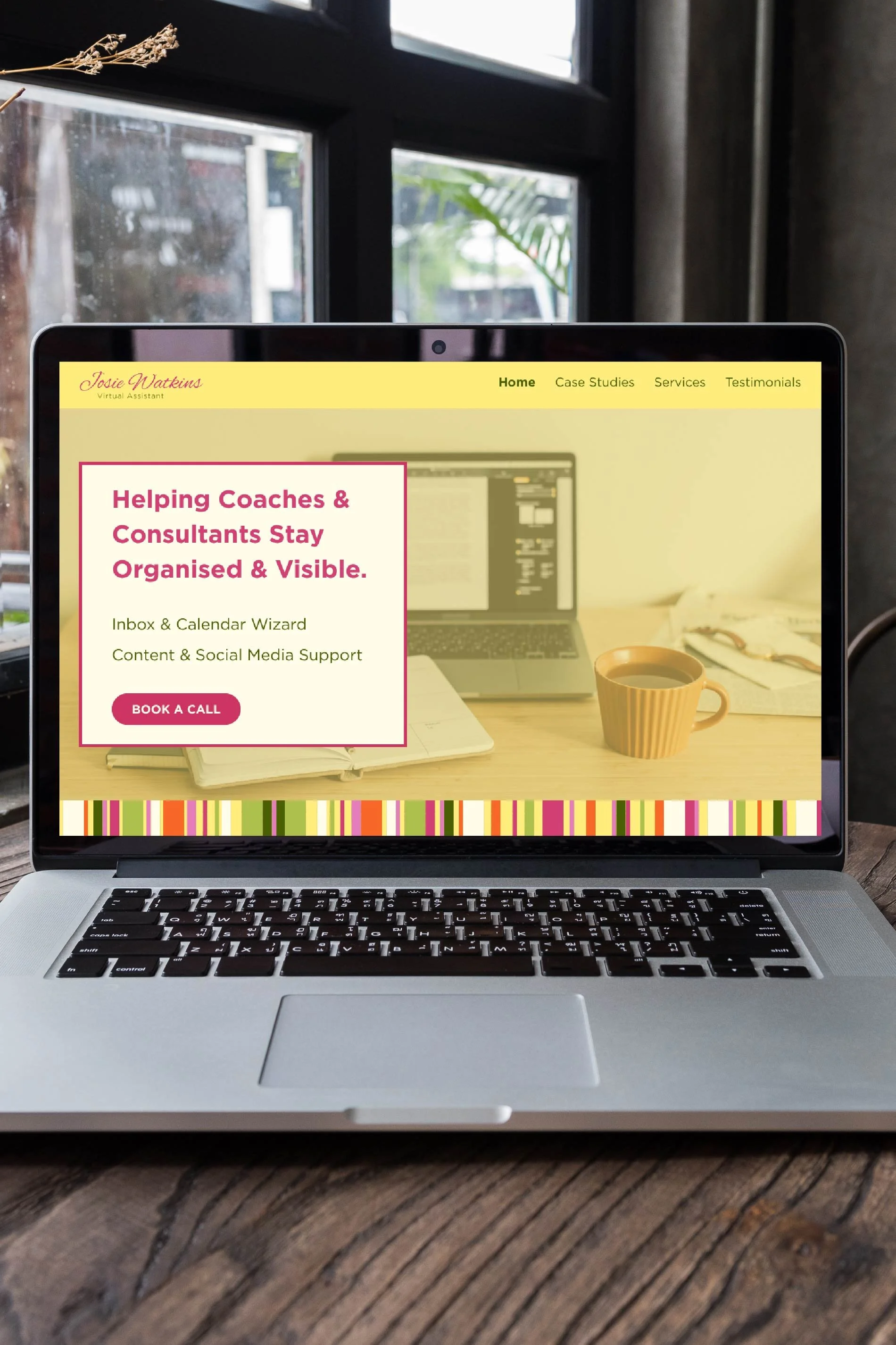 Canva Website Template for Virtual Assistants