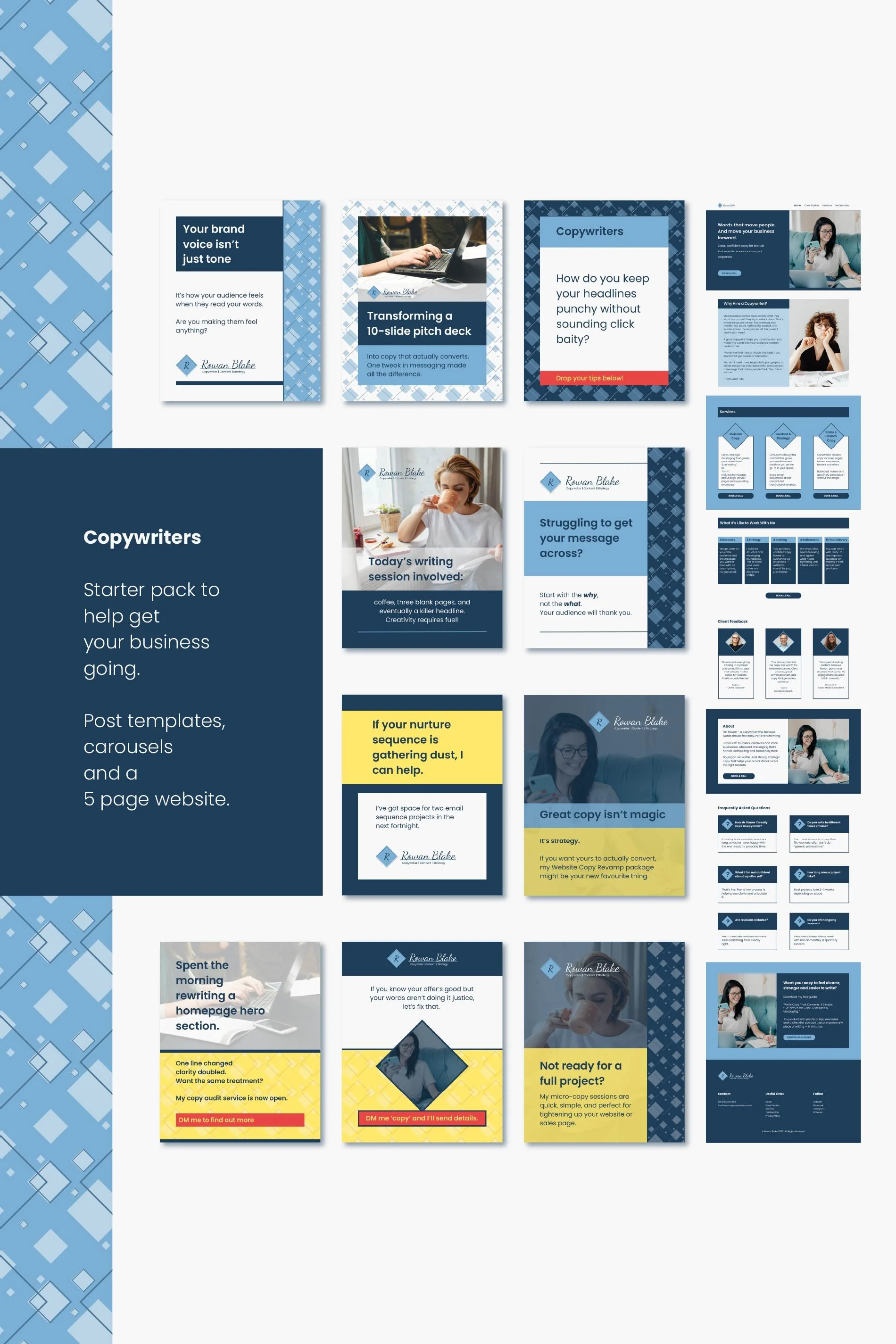 Copywriter Starter Pack - Canva Bundle