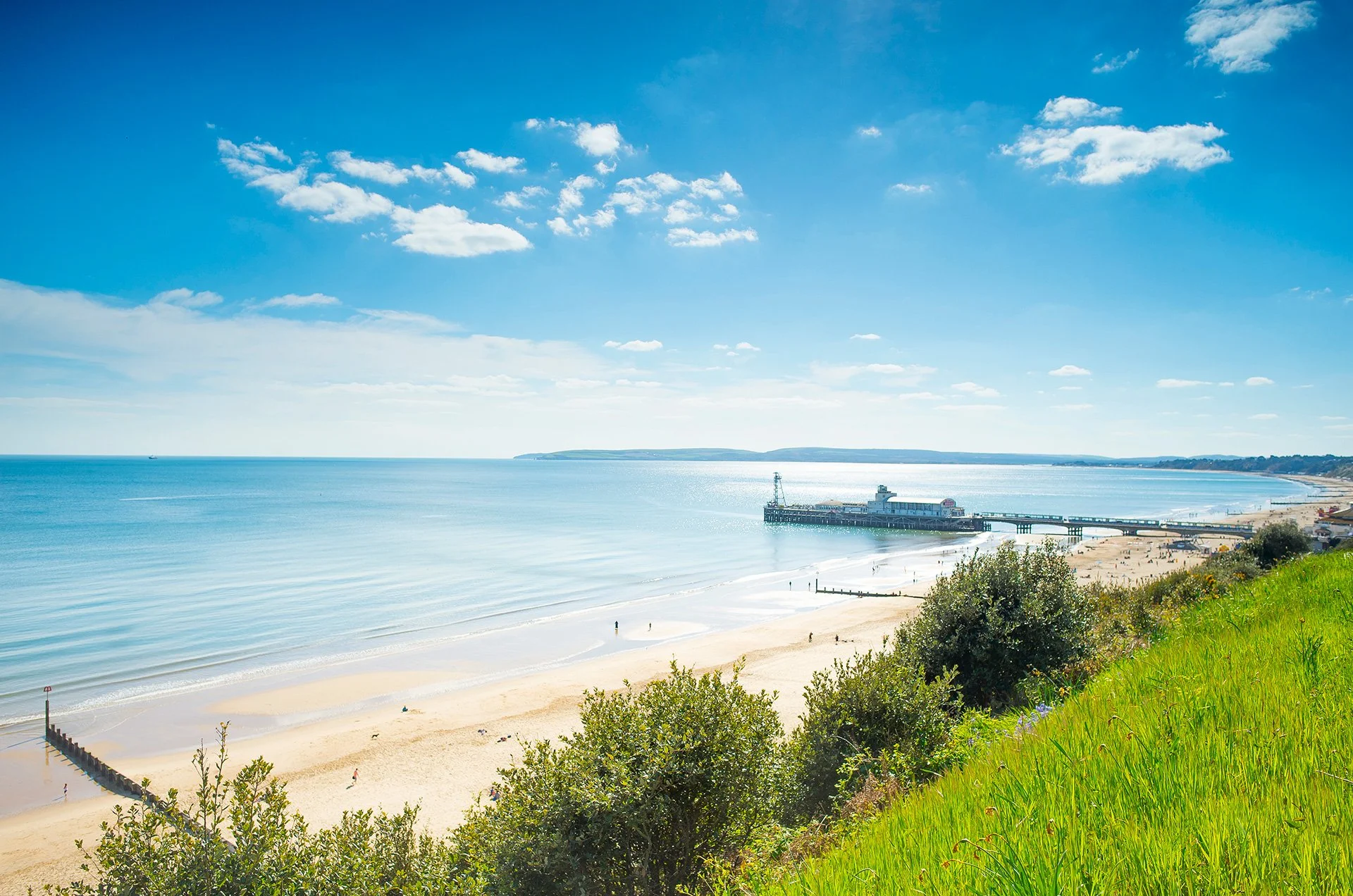 bournemouth pier and beach
