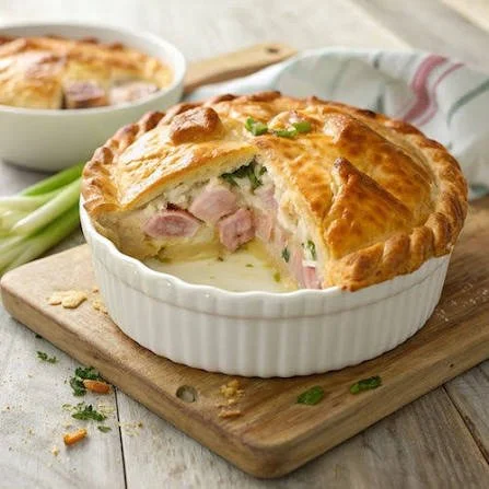 Chicken & Ham Pie