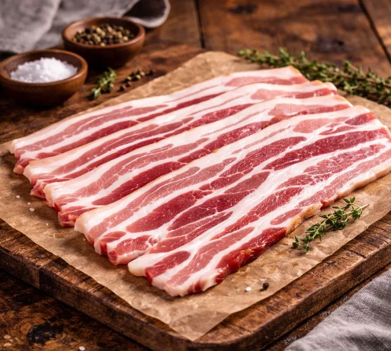 Unsmoked Streaky Bacon – £14.50 per KG