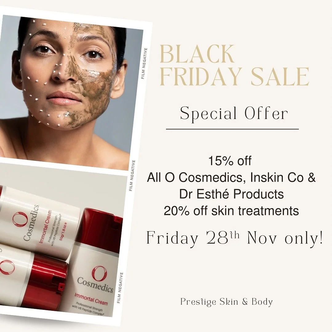 BLACK FRIDAY IS OFFICIALLY HERE!!! 
.
.
.
Pop in clinic today to stock up on all your fave skincare products and receive 15% off!! ❤️

Prepay for your facial treatments and receive 20% off!! You can pay over the phone as well, keep on file until read