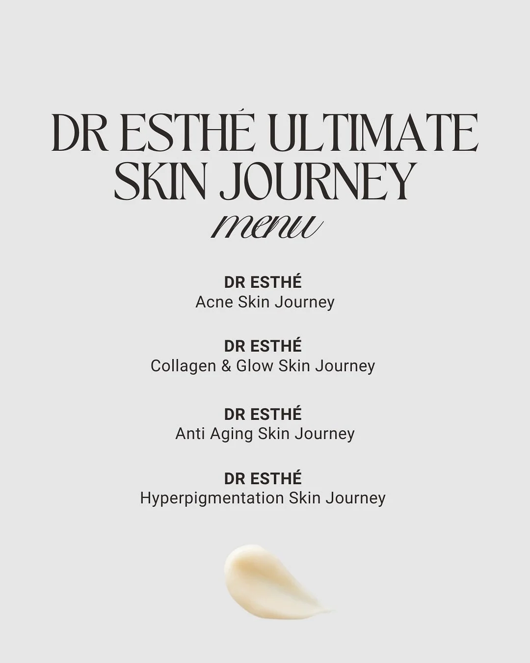 Here&rsquo;s what&rsquo;s new in clinic this month at Prestige Skin &amp; Body 🙌🏻
.
.
.
Introducing Dr esth&eacute; Ultimate Skin Journey series! Valued at $1500, there is something for every client with these packs, no matter your skin goals. Enjo
