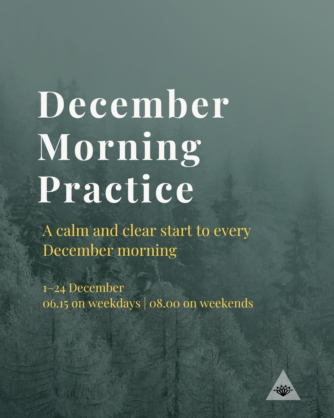 We begin in 2 days ❤️ 

The way you move through December also shapes the way you enter 2026

Through daily meditation, intuitive movement and breath, you strengthen:

🧡 your ability to regulate
🧡your access to clarity and focus
🧡 your inner bound