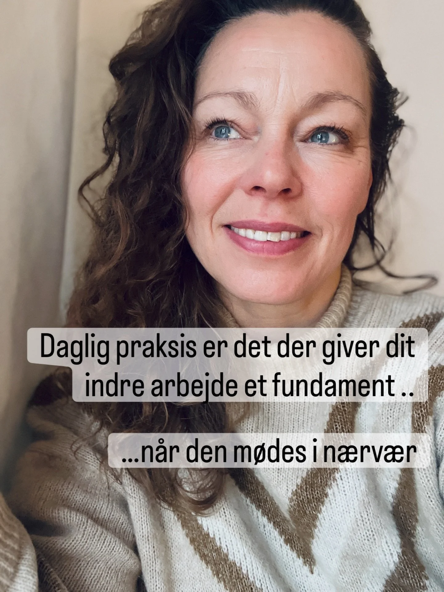 Efter jeg afholdte et intenst december forl&oslash;b satte jeg mig ned og m&aelig;rkede efter, hvad der egentlig havde gjort en forskel. 
Og det er s&aring; tydeligt at det ikke handler om intensiteten, men netop om at m&oslash;de os selv og vores fy