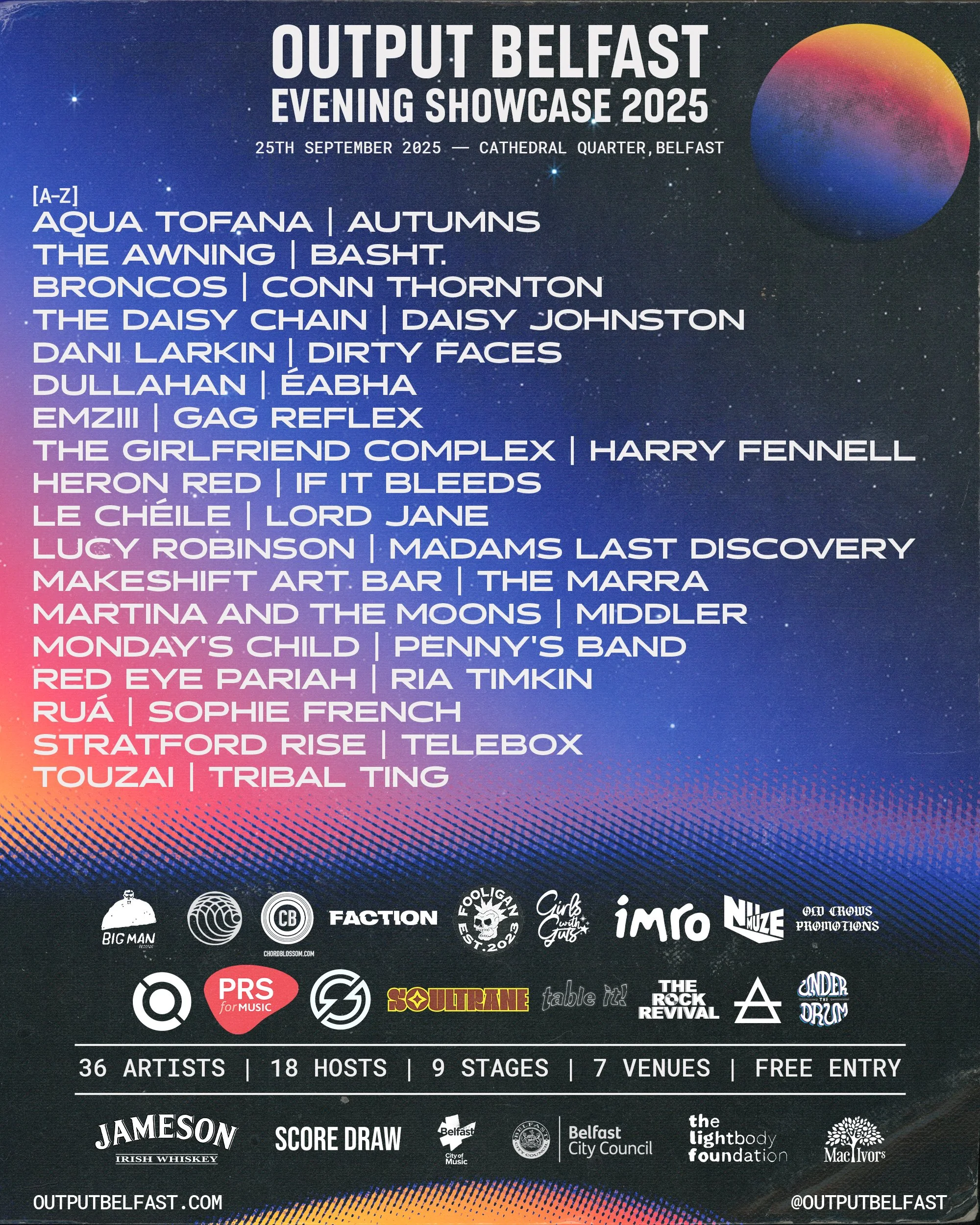 Output Belfast - Evening Showcase Lineup Poster - FINAL.jpg