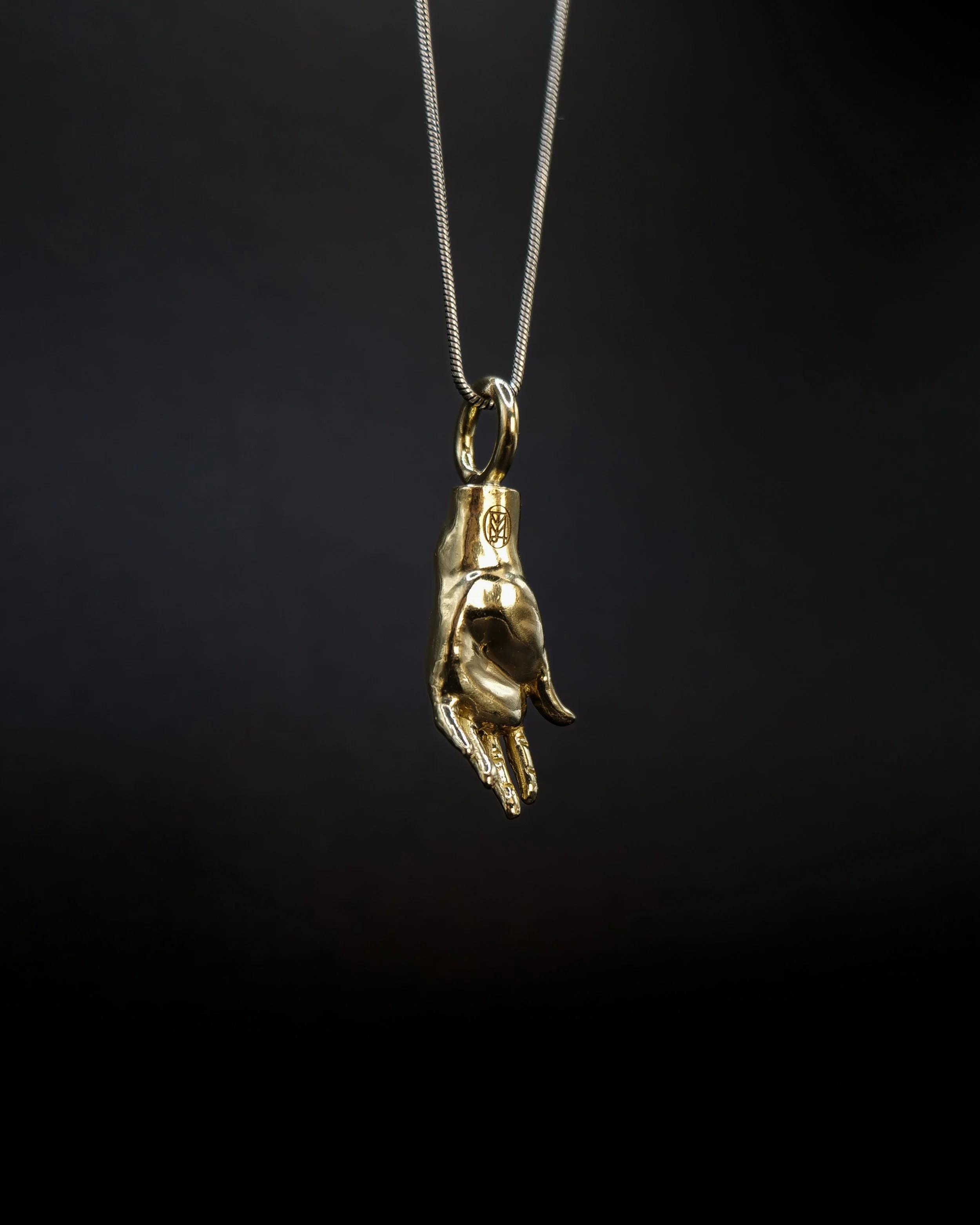 Golden Palm Pendant (Left Hand)