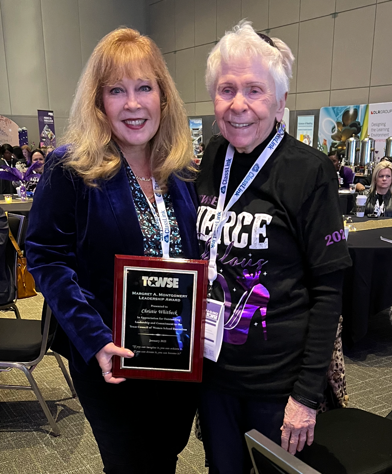 Margret Montgomery Leadership Award