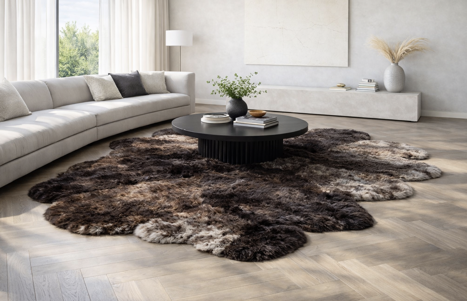 Handcrafted Sheepskin Rug

Crafted from genuine sheepskin and entirely handmade, each rug is a unique piece designed to perfectly complement your interior and your Versoni furniture.

Each rug is made to order and can be fully customized to suit your