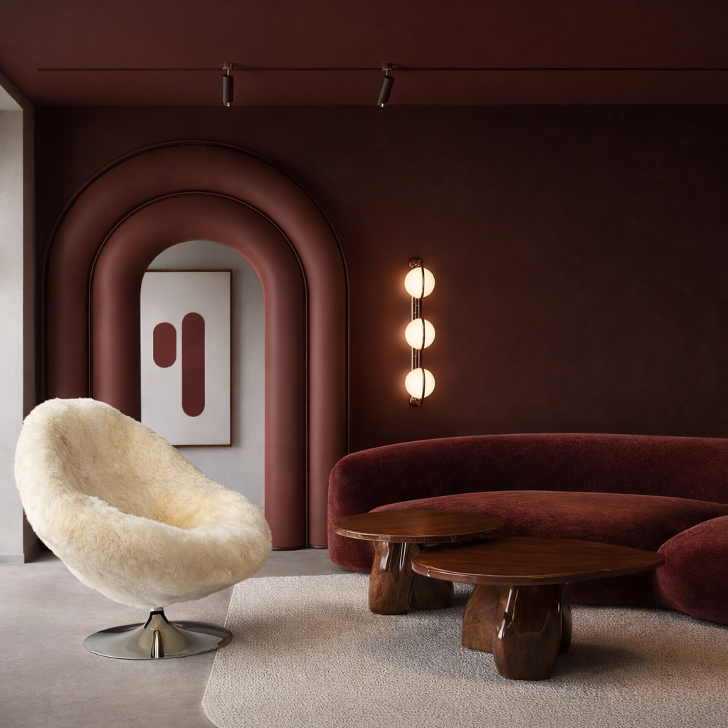 ORPHEUS CHAIR WHITE FUR