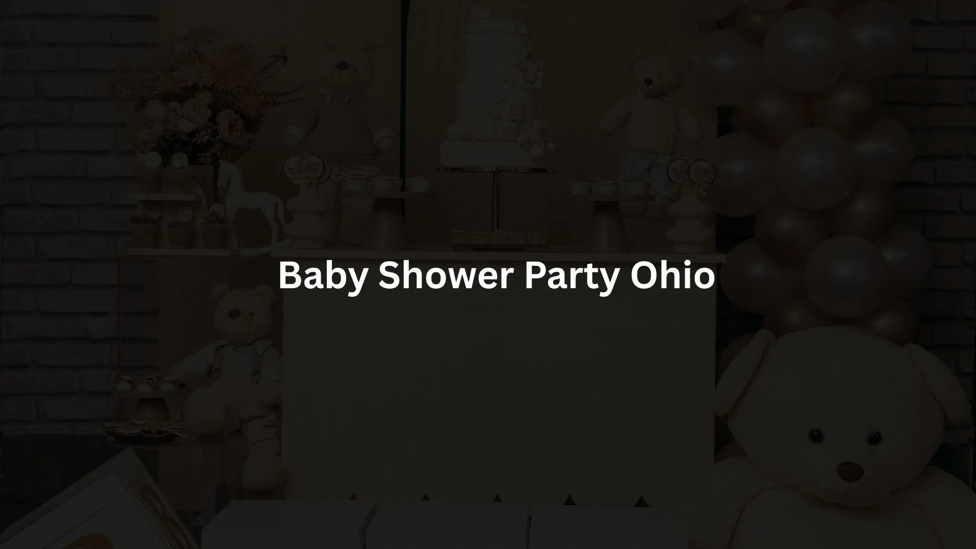Celebrate a Memorable Baby Shower Party in Ohio