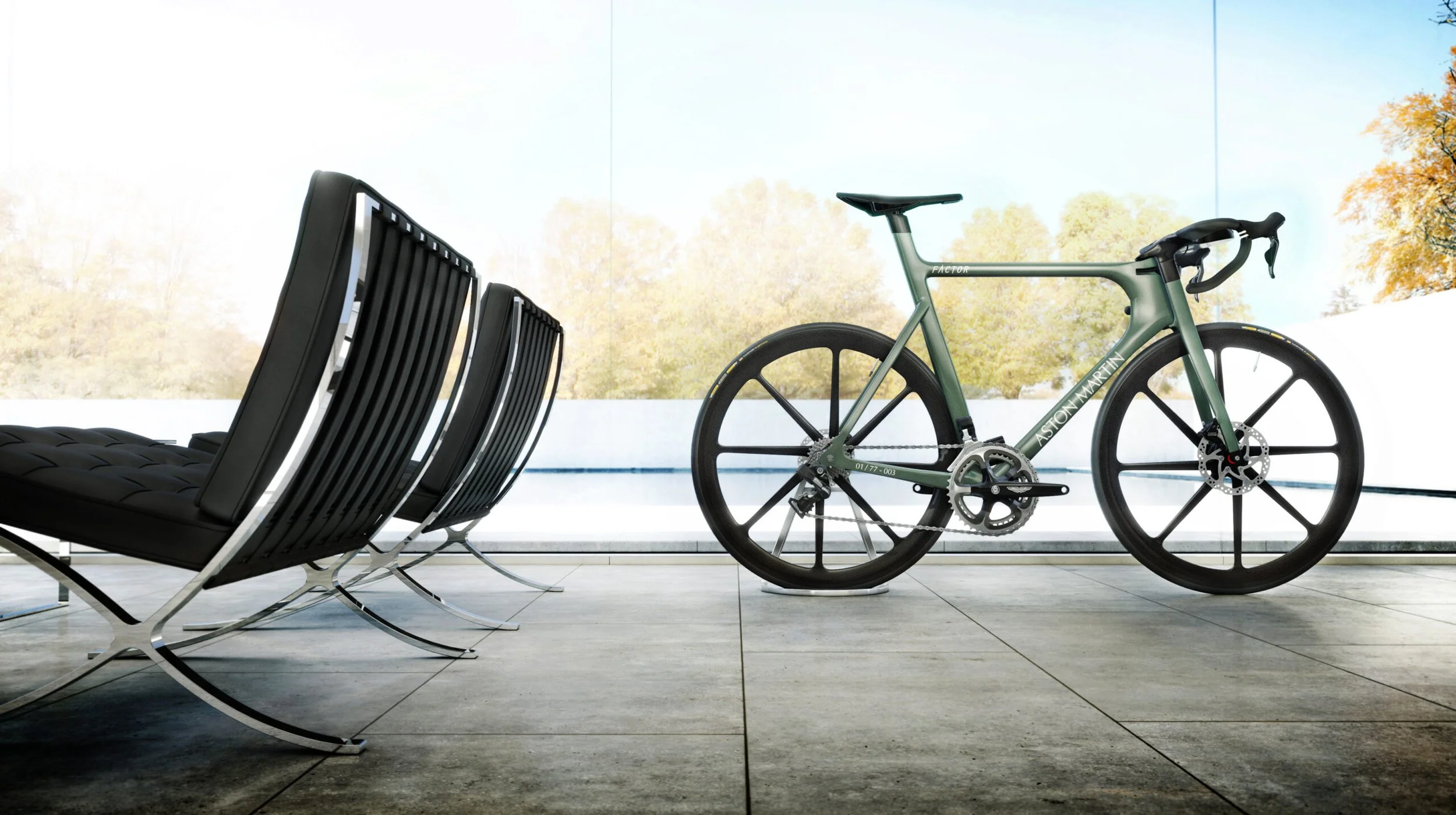 Aston Martin One-77 bike in CGi environment