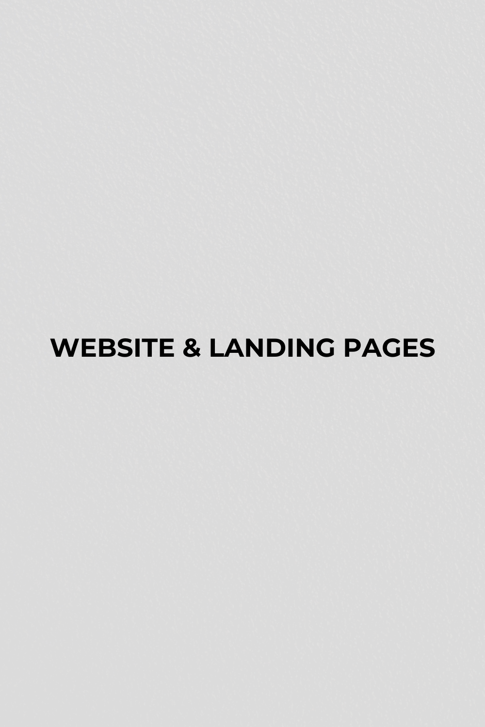Website & Landing Pages
