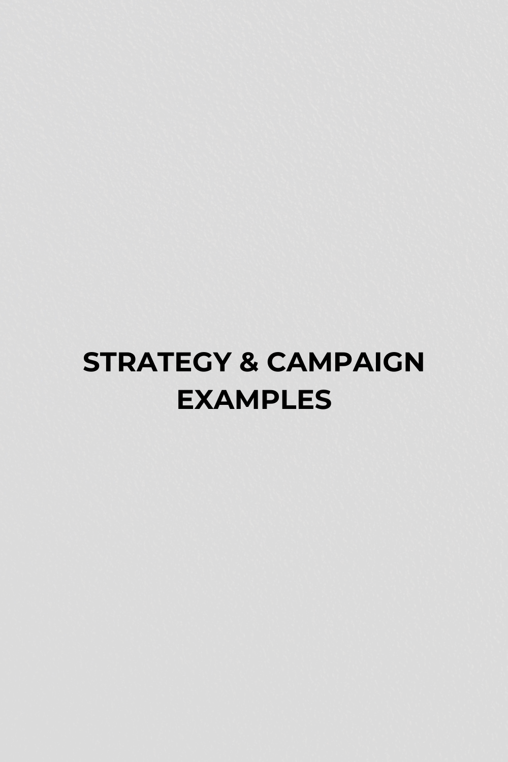 Marketing Strategy & Research