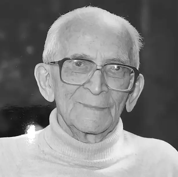 Schwarzweiß-Porträt von Adolf Branald, tschechischer Schriftsteller