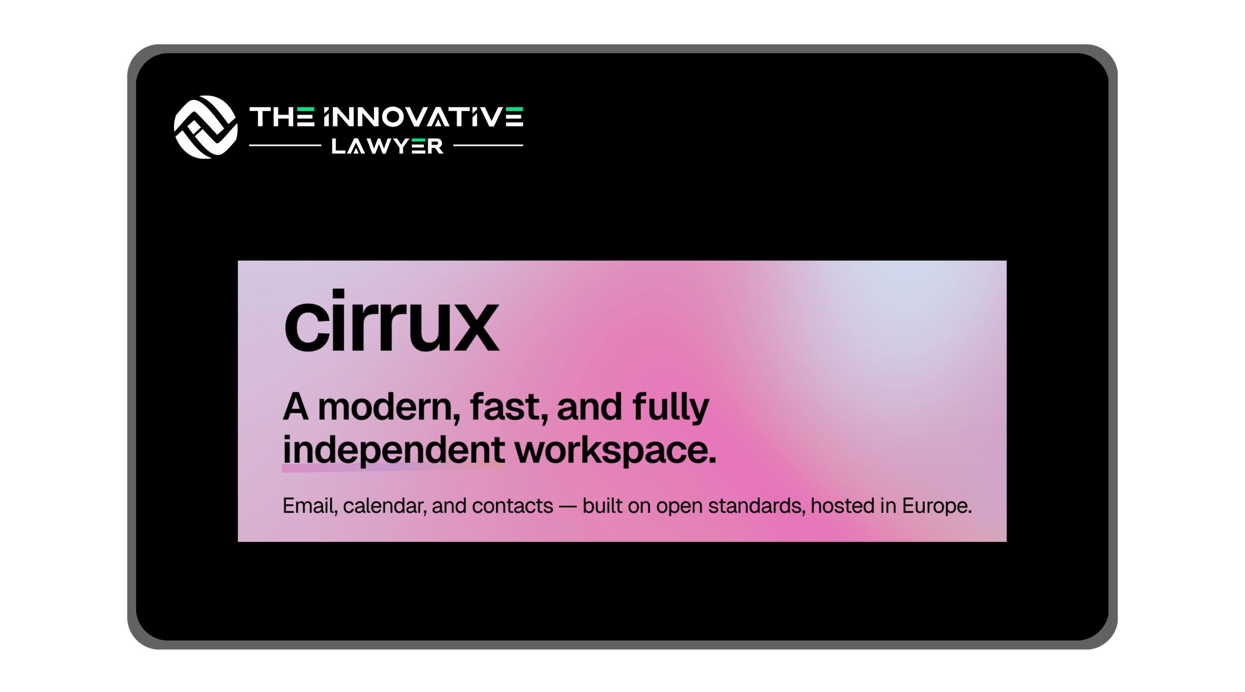 Cirrux: voor iedereen die los wil van Google en Microsoft - gebouwd door een Nederlander, in zijn eentje