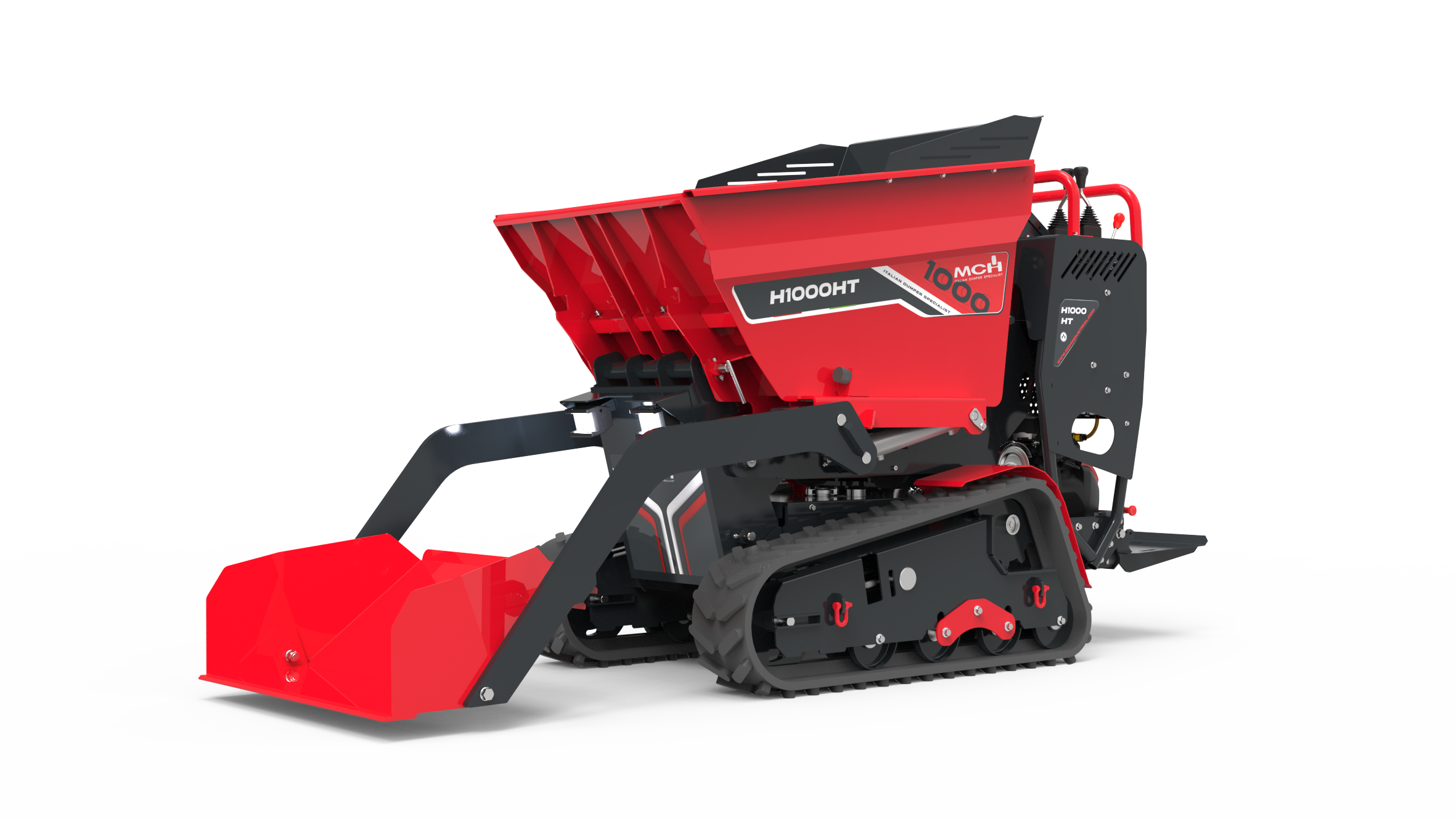 Minidumper cingolato H1000 HT con pala autocaricante